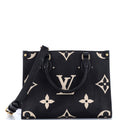 Louis Vuitton OnTheGo Tote Bicolor Monogram Empreinte Giant PM