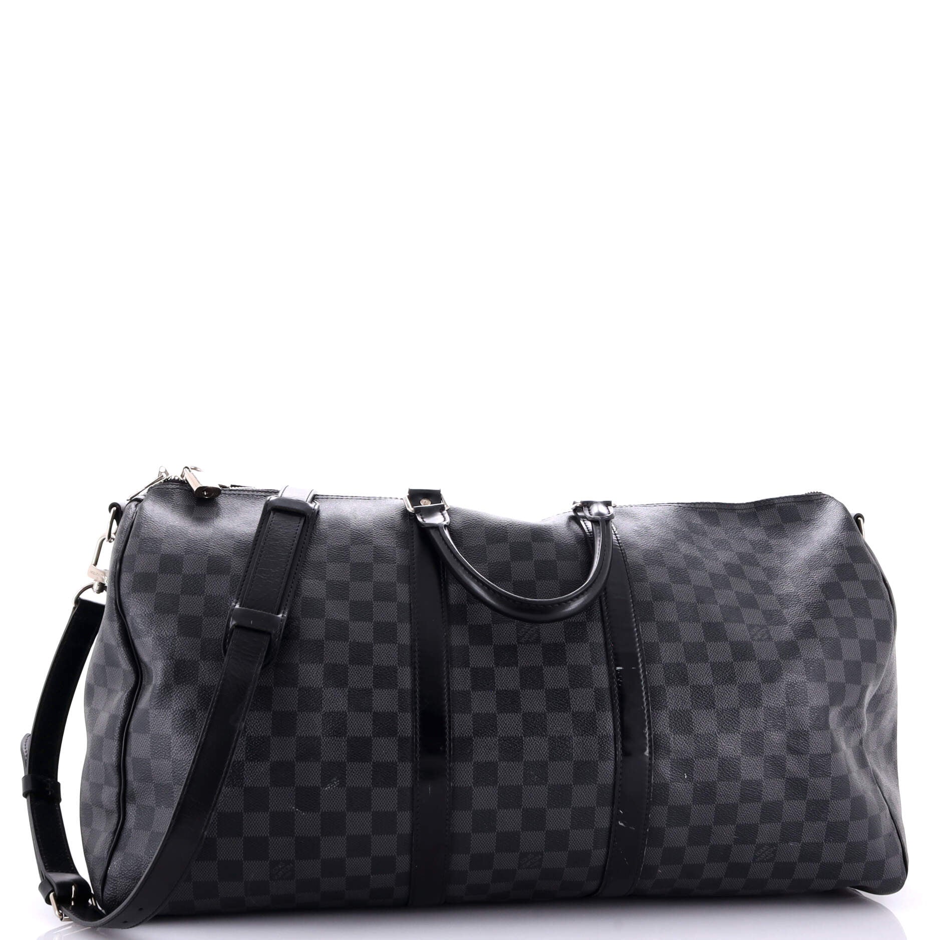 Louis Vuitton Keepall Bandouliere Bag Damier Graphite 55