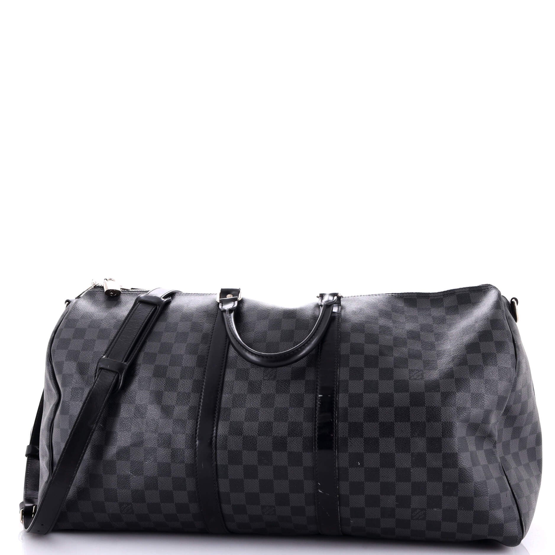 Louis Vuitton Keepall Bandouliere Bag Damier Graphite 55