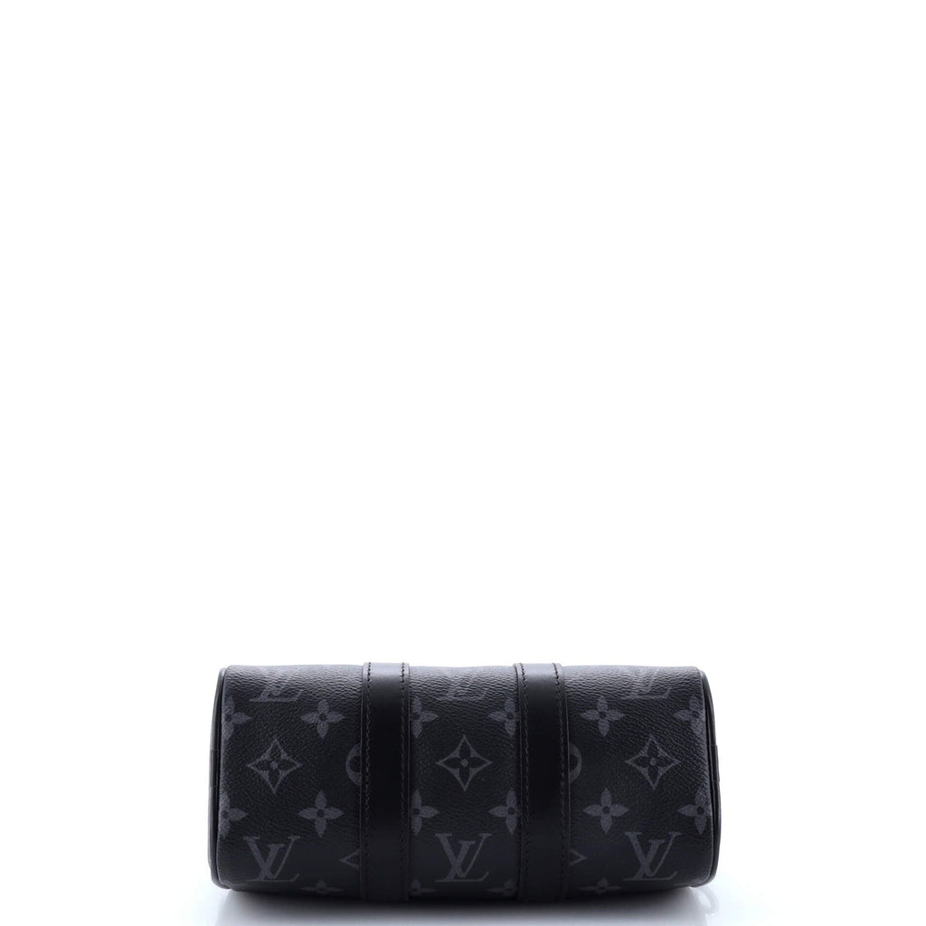 Louis Vuitton Keepall Bandouliere Bag Reverse Monogram Eclipse Canvas XS