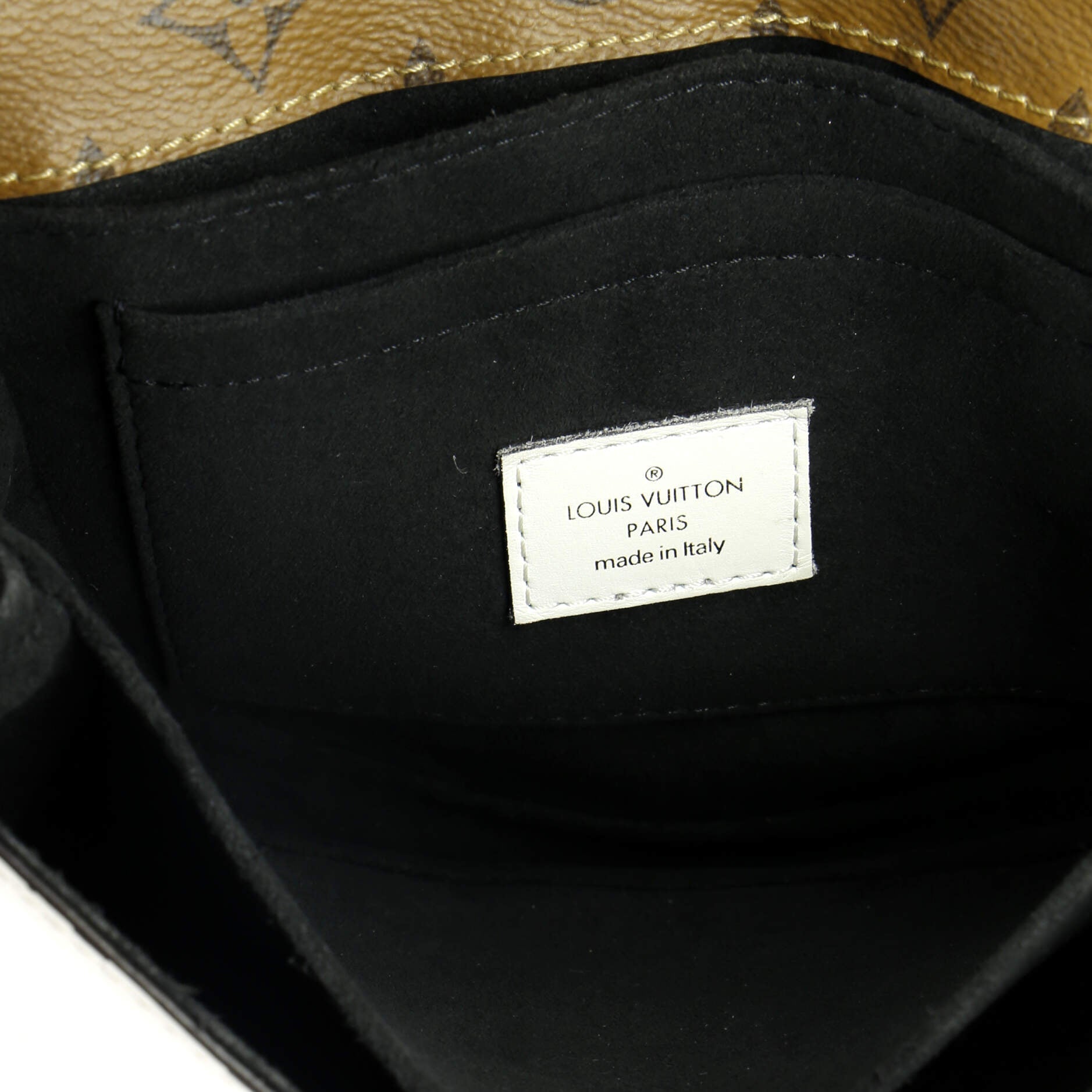 Louis Vuitton Chantilly Lock Handbag Reverse Monogram Canvas and Leather