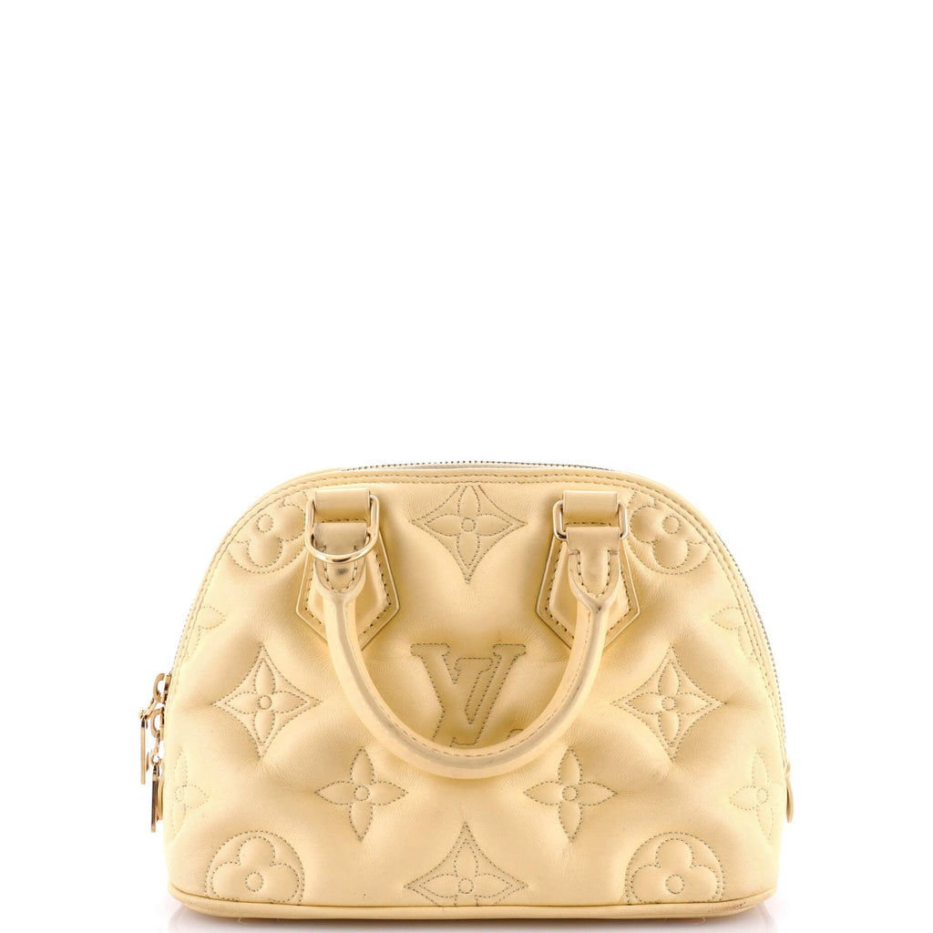Louis Vuitton Alma Handbag Bubblegram Leather BB