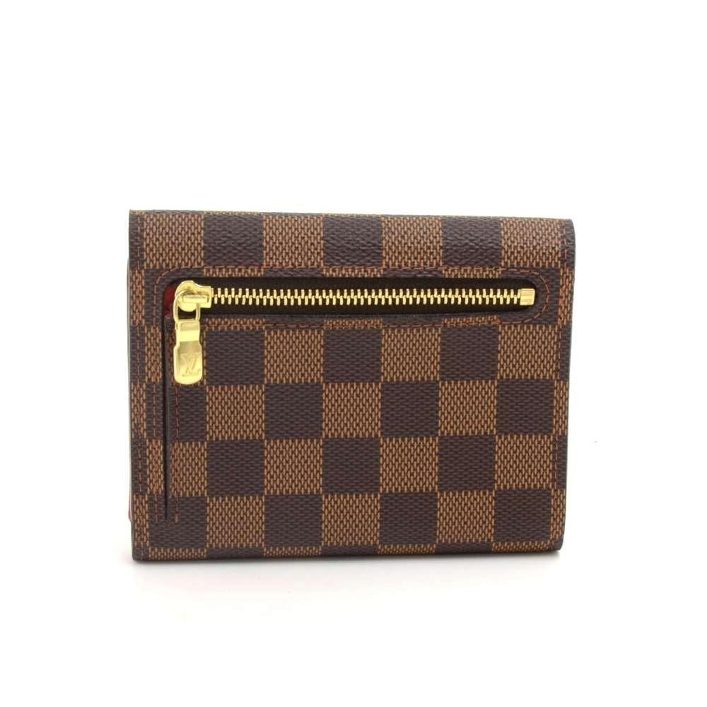 Louis Vuitto Portefeuille Koala Damier EbÃ¨ne Canvas Trifold Wallet