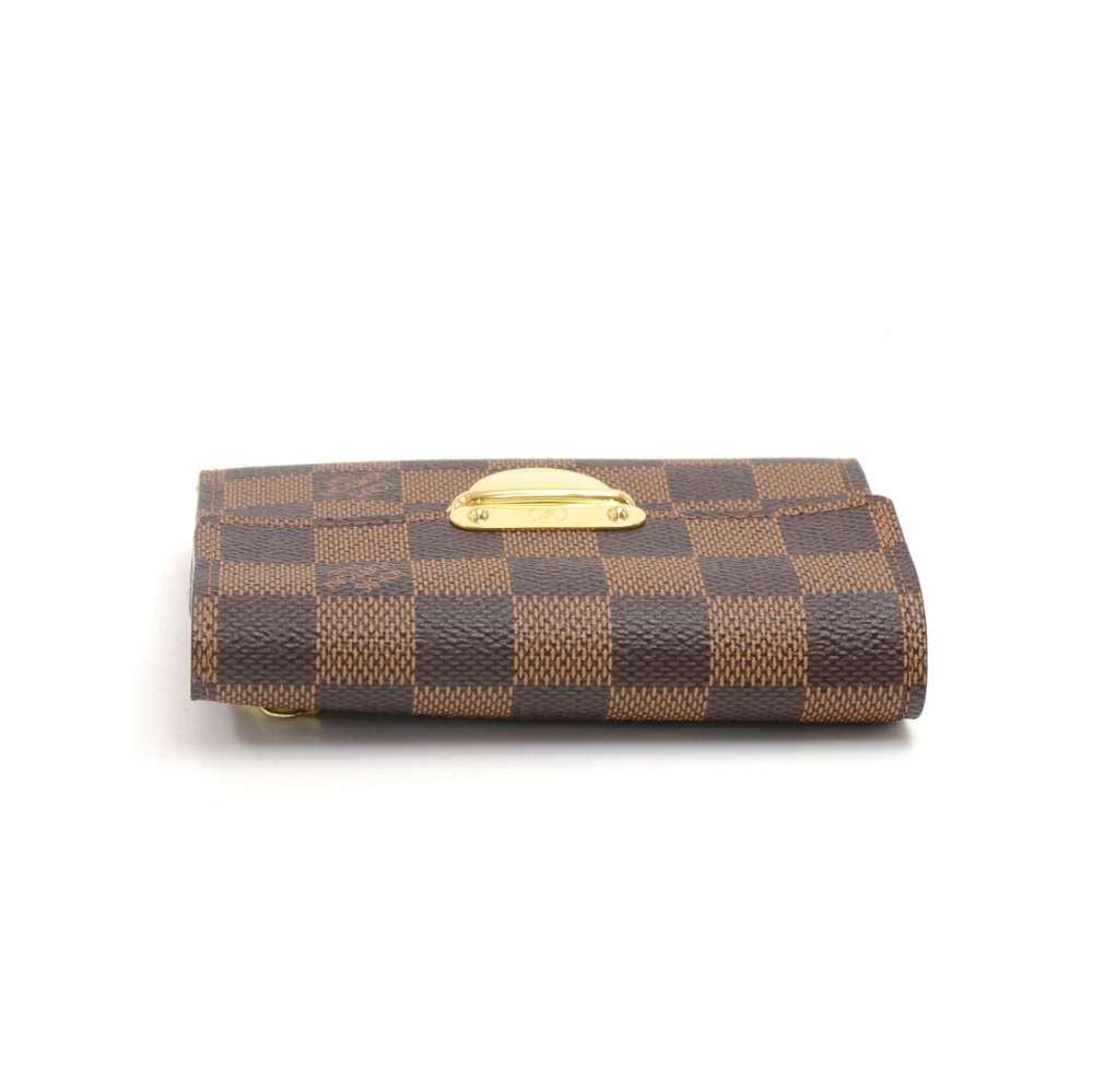 Louis Vuitto Portefeuille Koala Damier EbÃ¨ne Canvas Trifold Wallet
