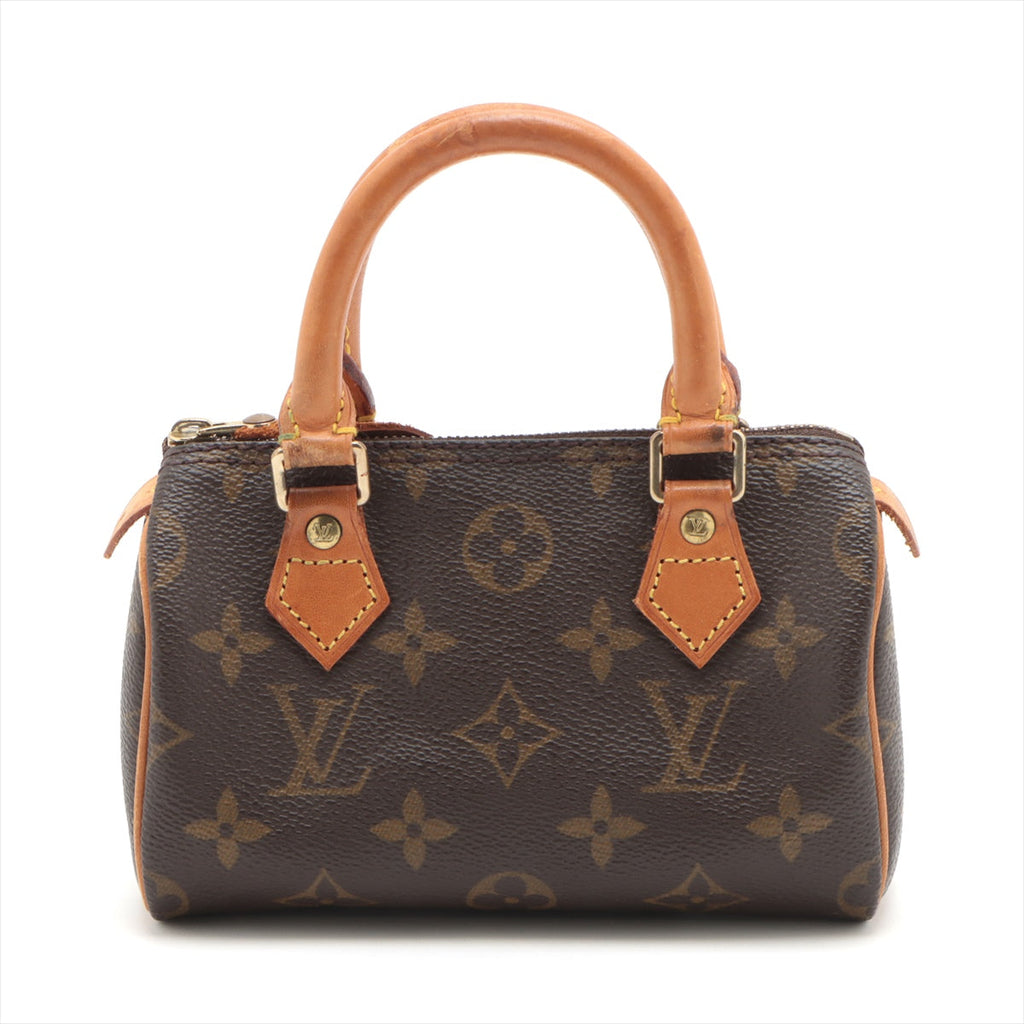 Louis Vuitton Monogram Mini Speedy M41534 Fashnapple Leather Crush
