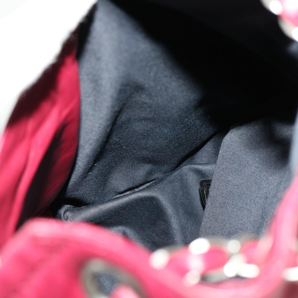 CHANEL Matelasse Chain Backpack Lamb Skin Bordeaux CC 30736A