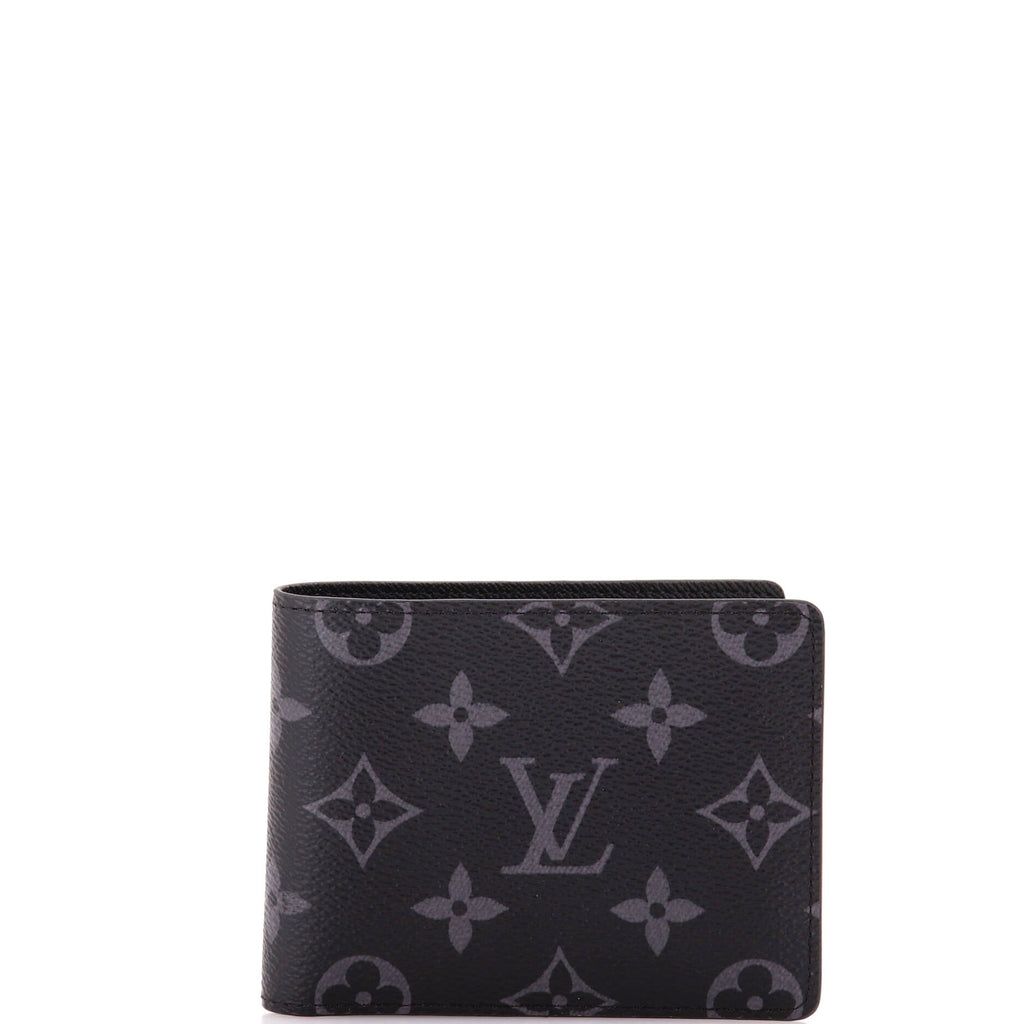 Louis Vuitton Slender Wallet Monogram Eclipse Canvas