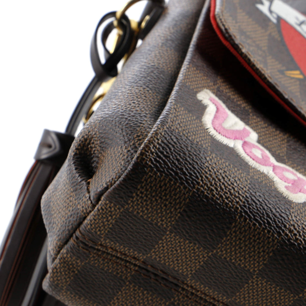 Louis Vuitton Croisette Handbag Limited Edition Patches Damier