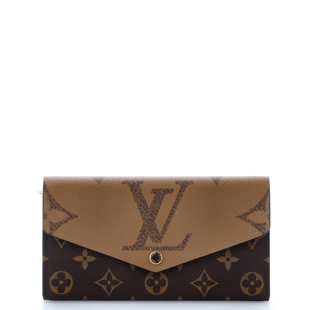 Louis Vuitton Sarah Wallet NM Reverse Monogram Giant and Monogram Canvas