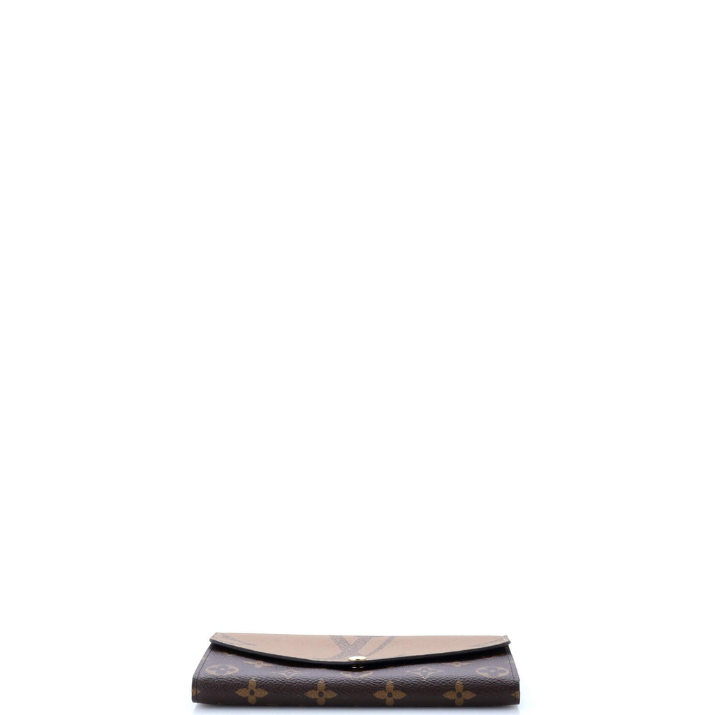 Louis Vuitton Sarah Wallet NM Reverse Monogram Giant and Monogram Canvas