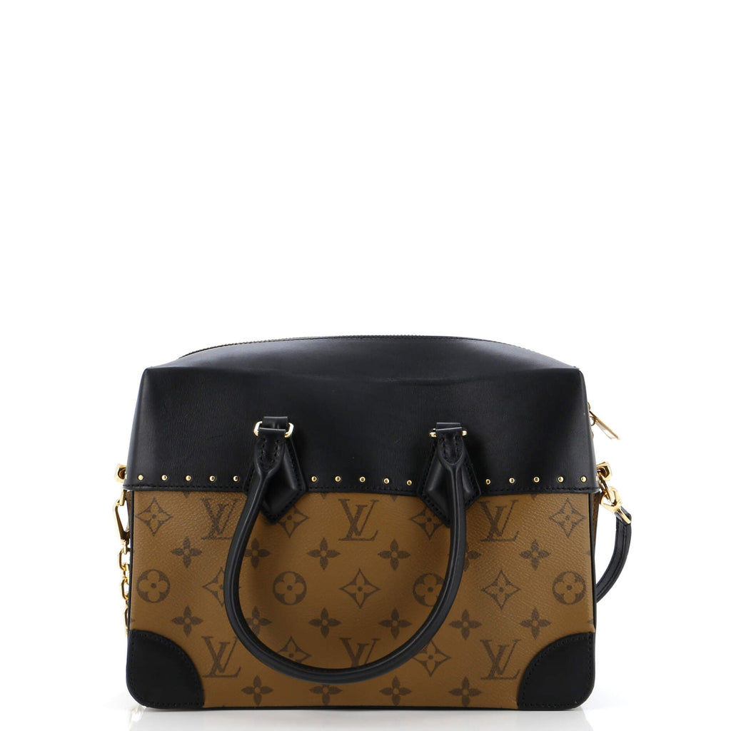 Louis Vuitton City Malle Handbag Reverse Monogram Canvas and Leather MM