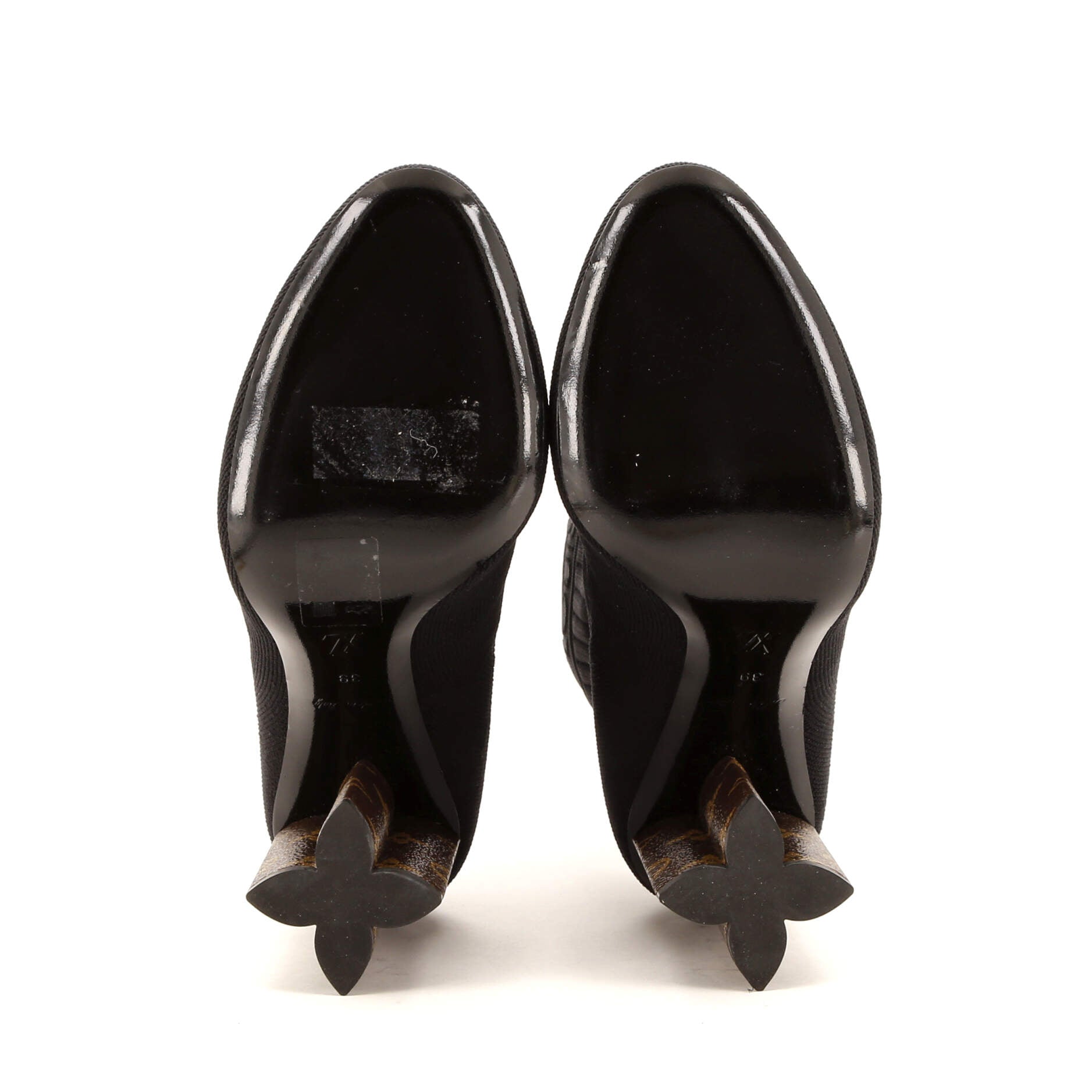 Louis Vuitton Women's Silhouette Ankle Boots Stretch Fabric
