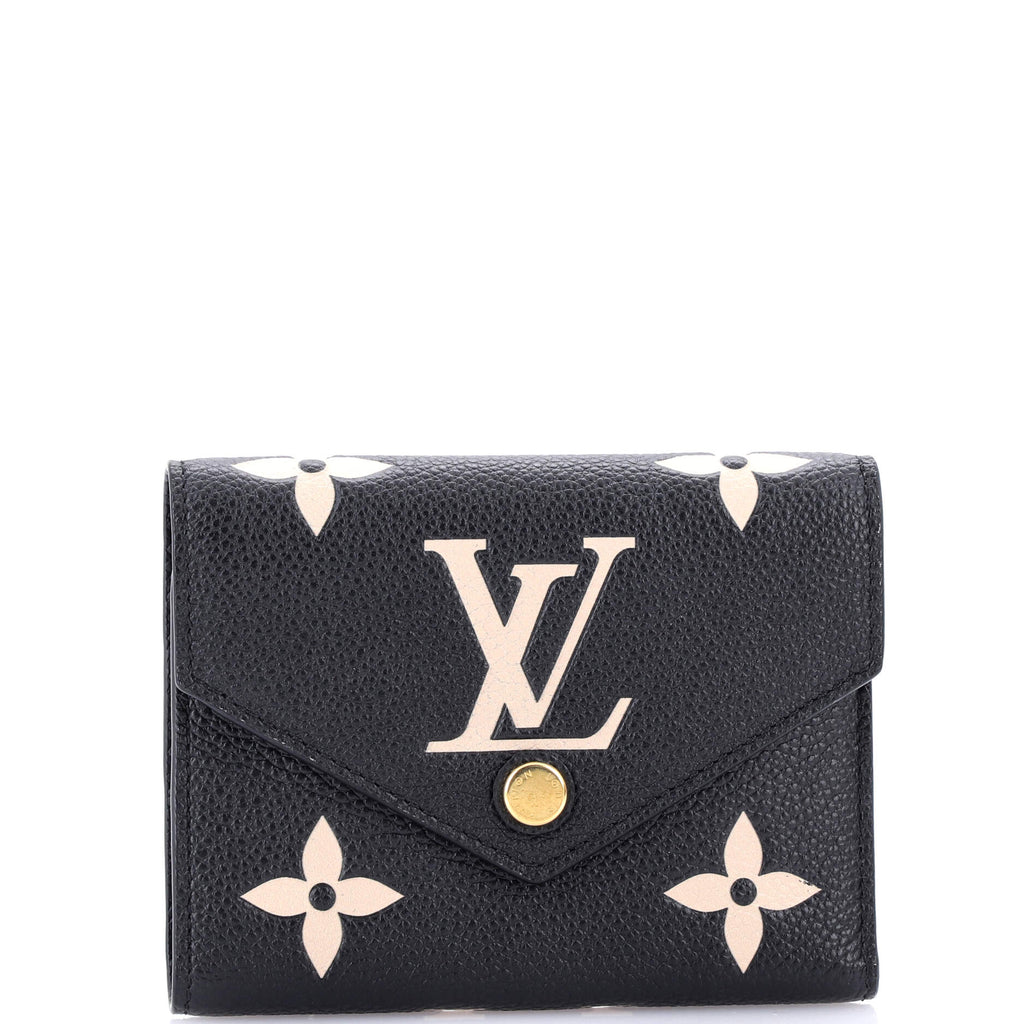 Louis Vuitton Victorine Wallet Bicolor Monogram Empreinte Giant