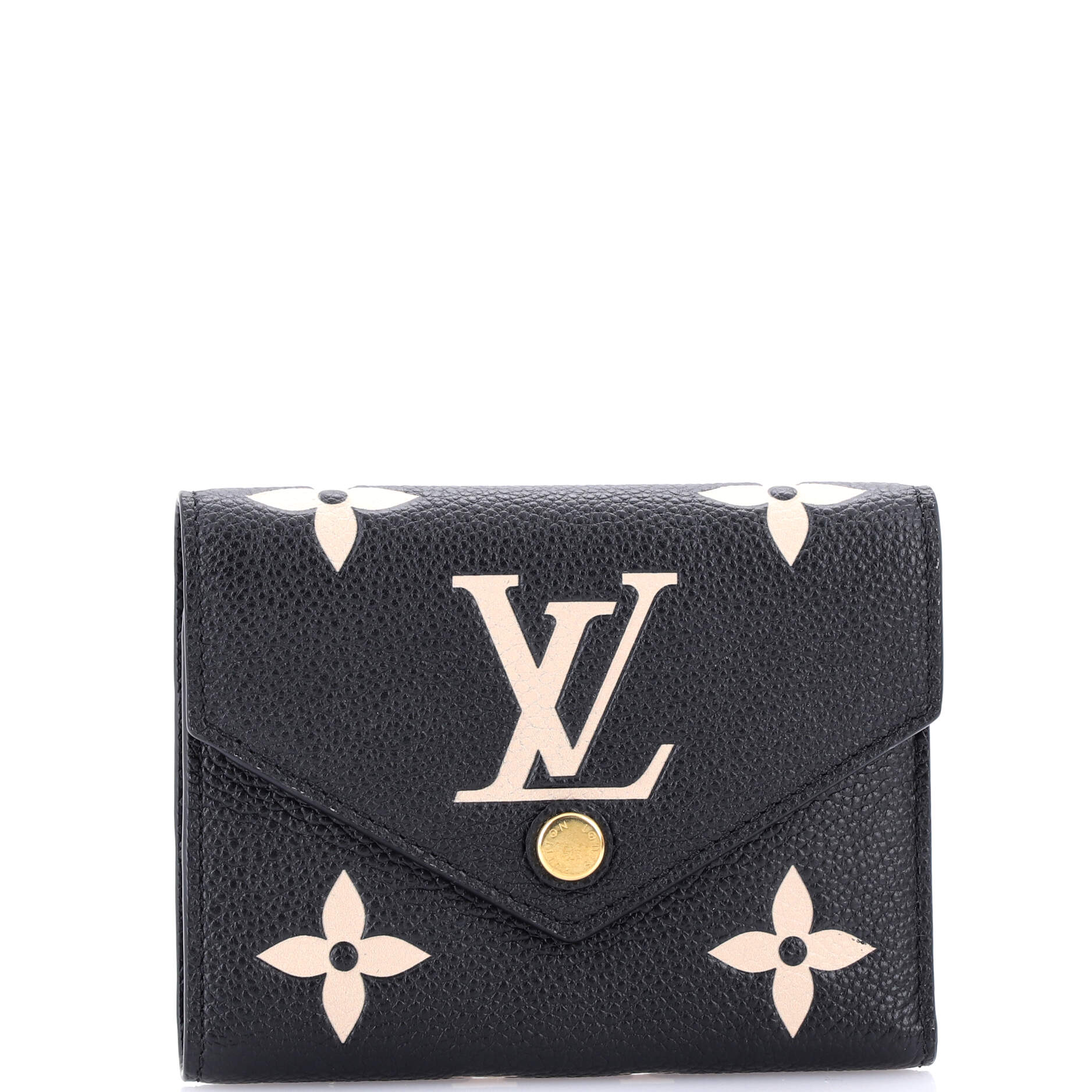 Louis Vuitton Victorine Wallet Bicolor Monogram Empreinte Giant