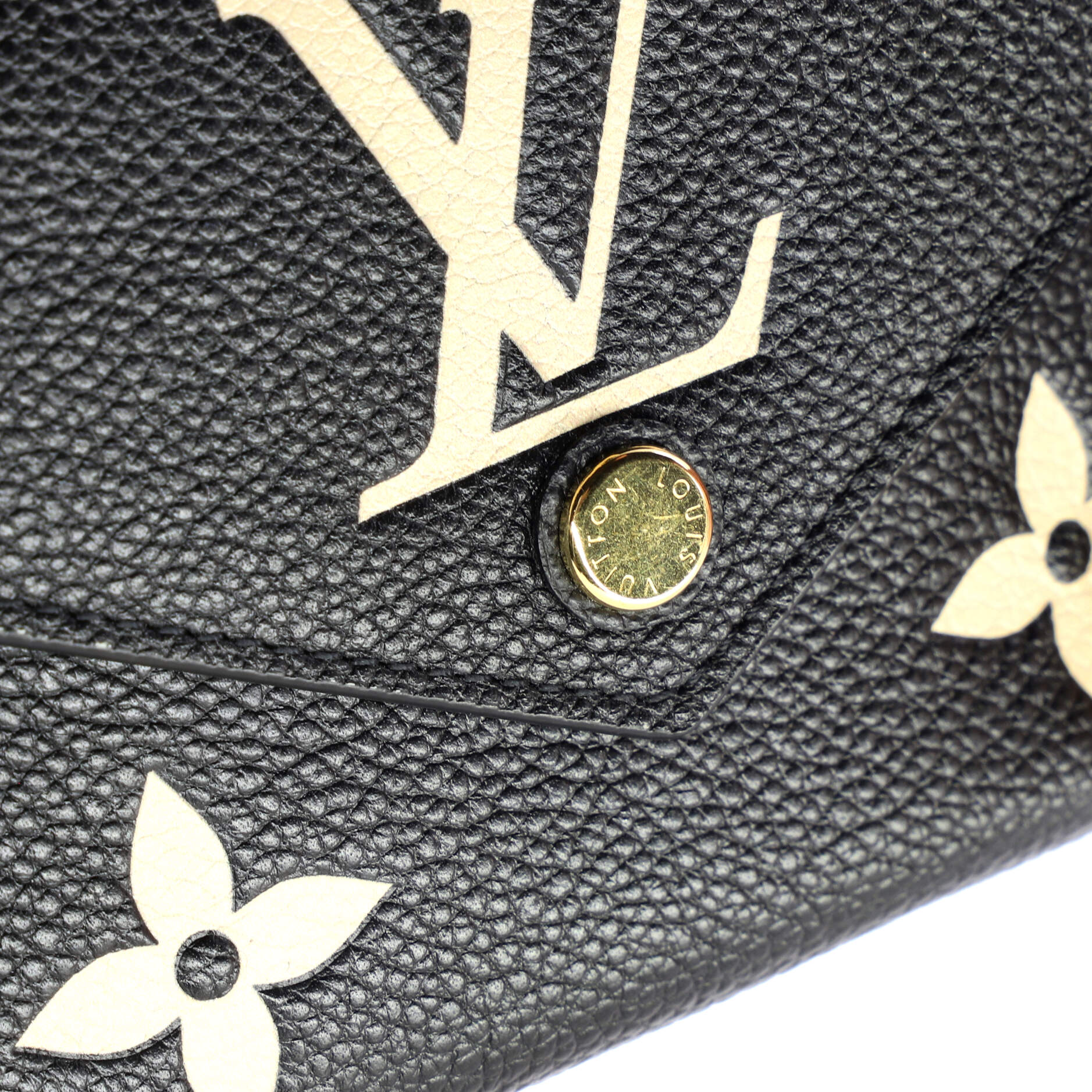 Louis Vuitton Victorine Wallet Bicolor Monogram Empreinte Giant