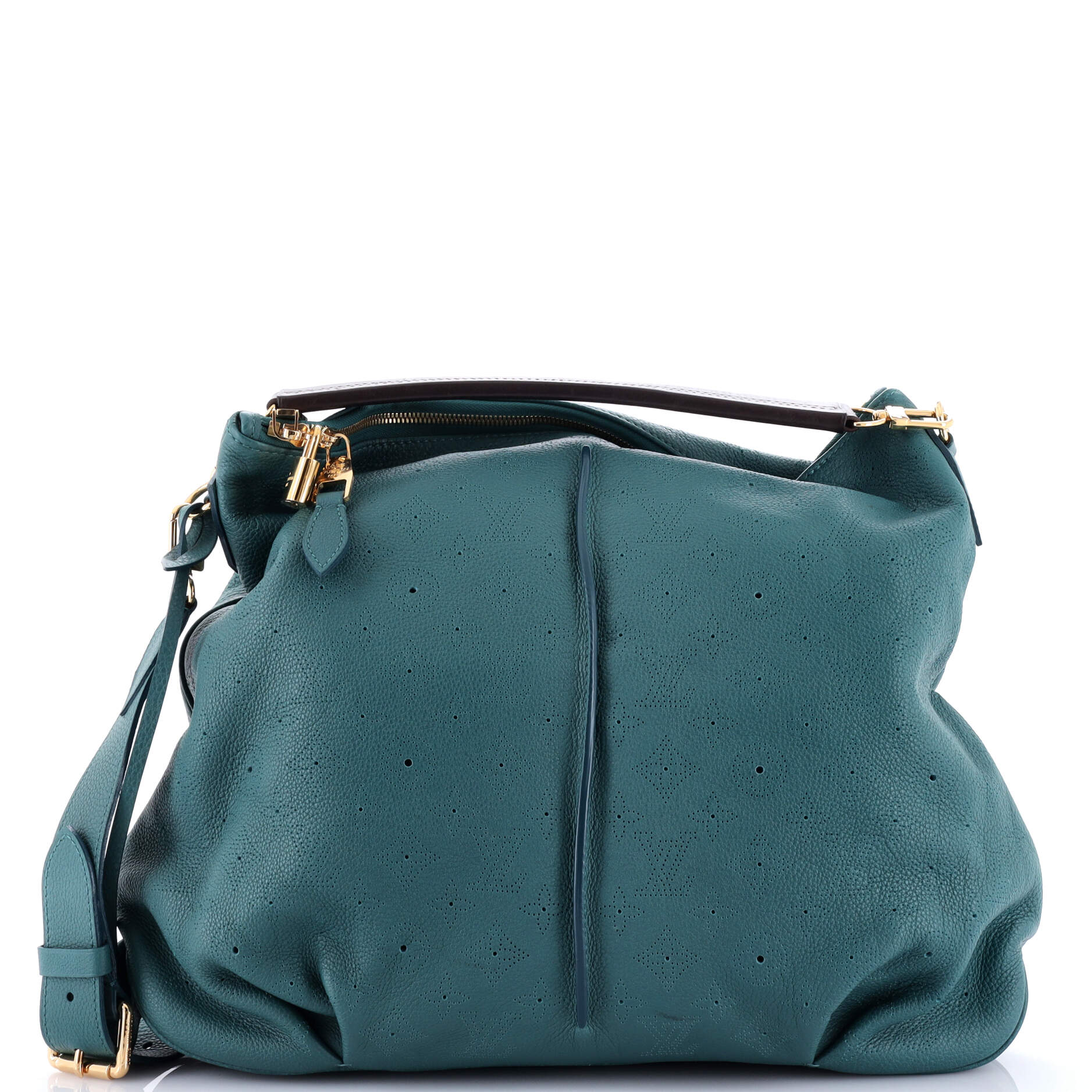 Louis Vuitton Selene Handbag Mahina Leather MM