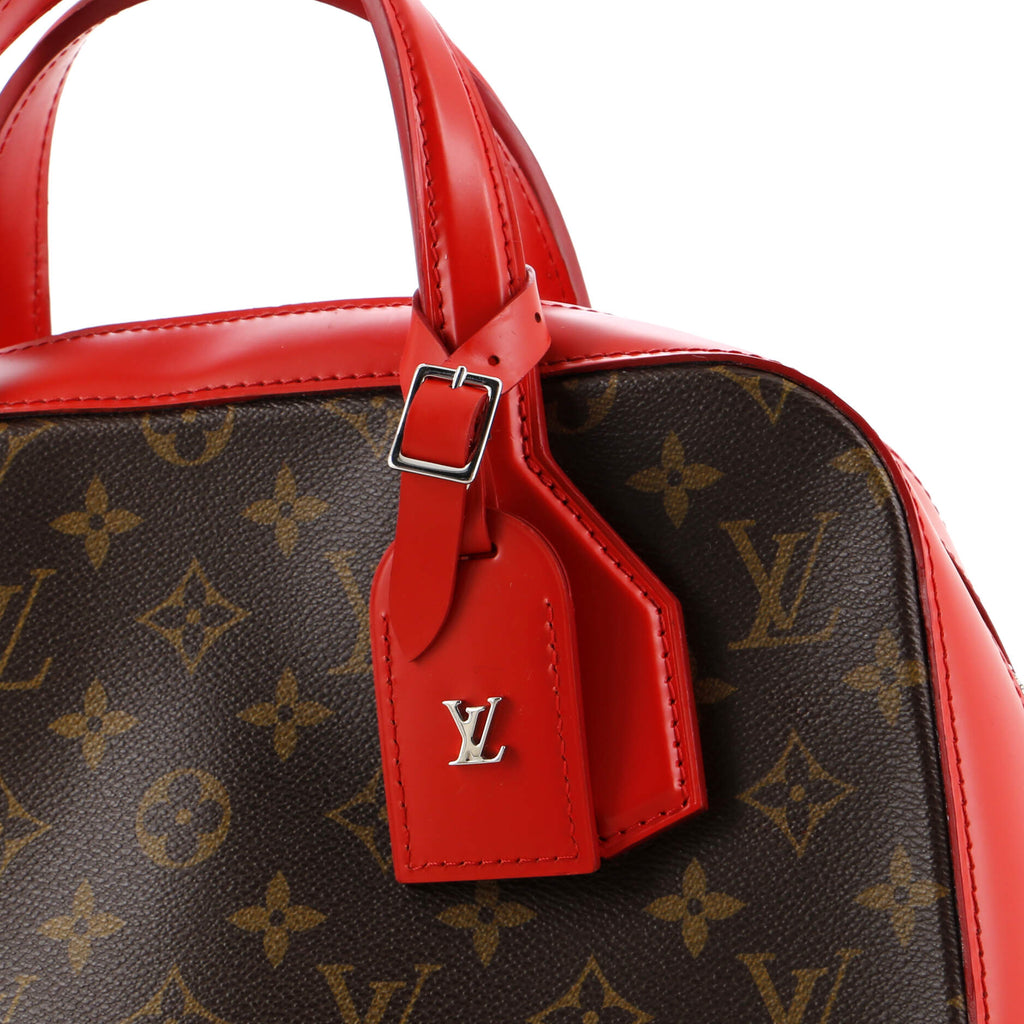 Louis Vuitton Dora Handbag Monogram Canvas and Calfskin PM