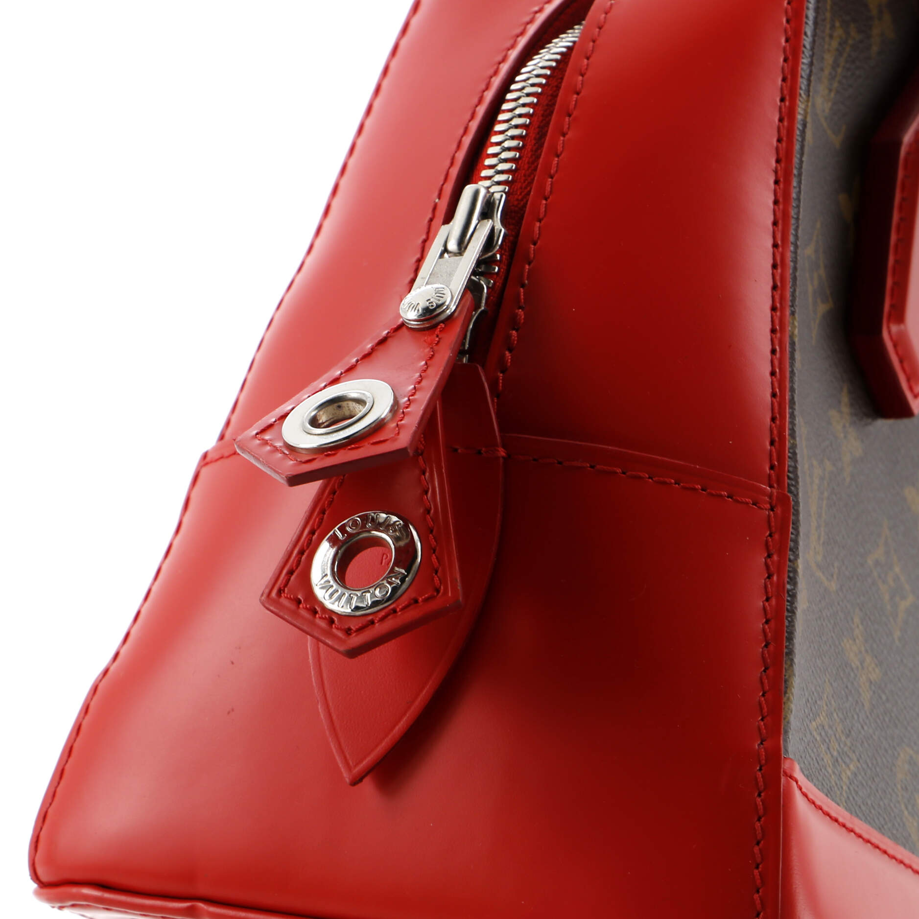 Louis Vuitton Dora Handbag Monogram Canvas and Calfskin PM