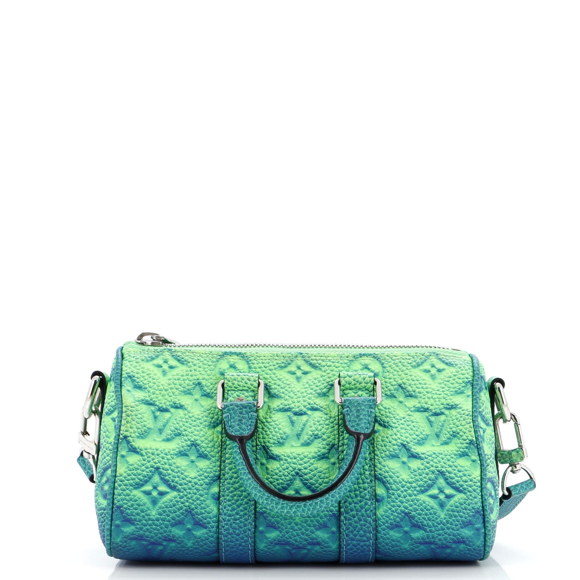 Louis Vuitton Keepall Bandouliere Bag Limited Edition Illusion Monogram Taurillon Leather XS