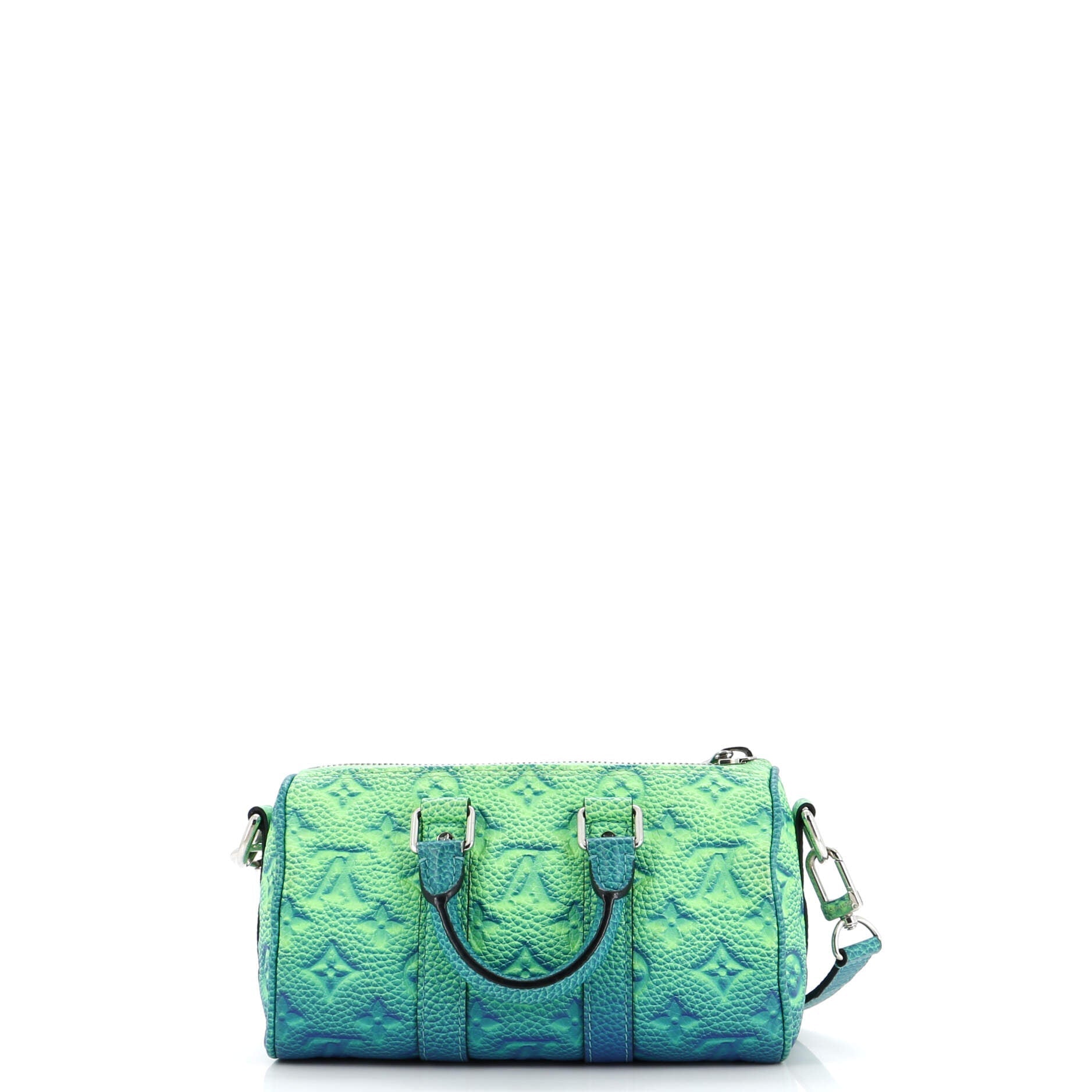 Louis Vuitton Keepall Bandouliere Bag Limited Edition Illusion Monogram Taurillon Leather XS