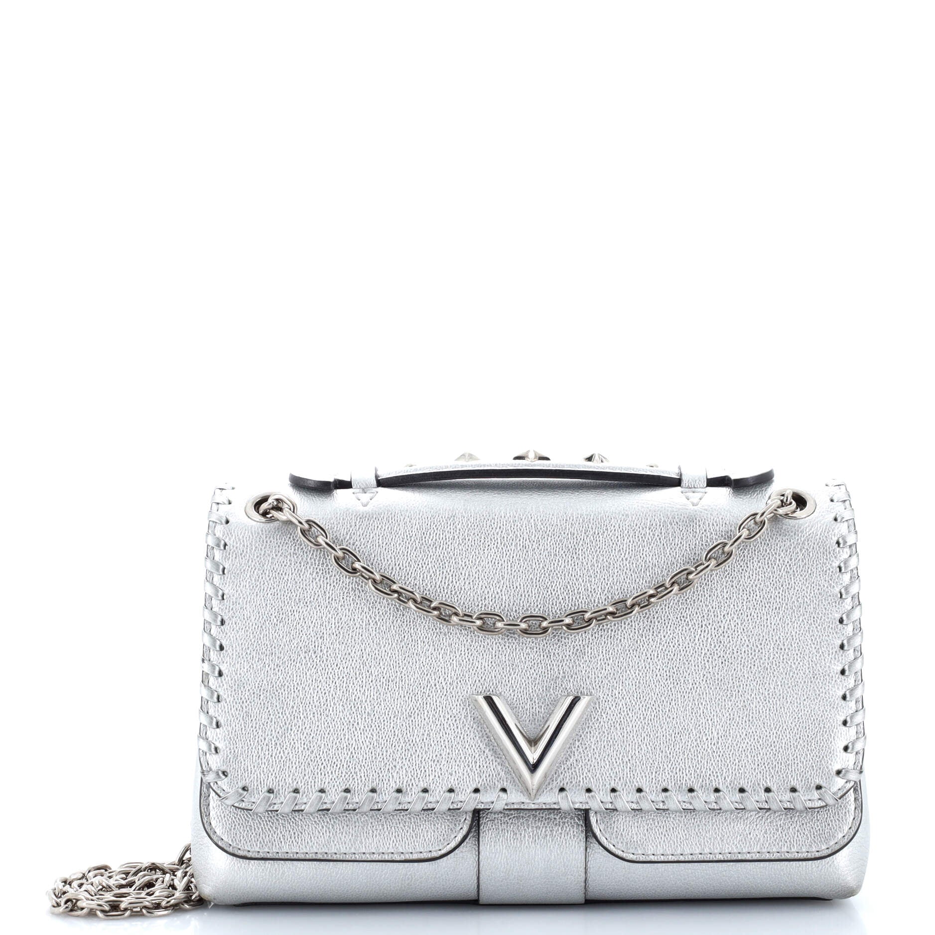 Louis Vuitton Very Chain Bag Whipstitch Leather