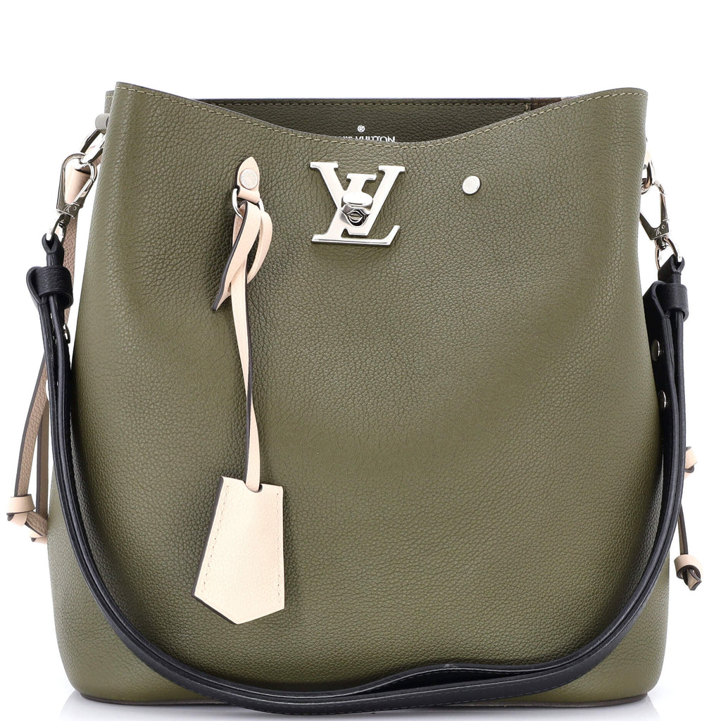 Louis Vuitton Lockme Bucket Bag Leather