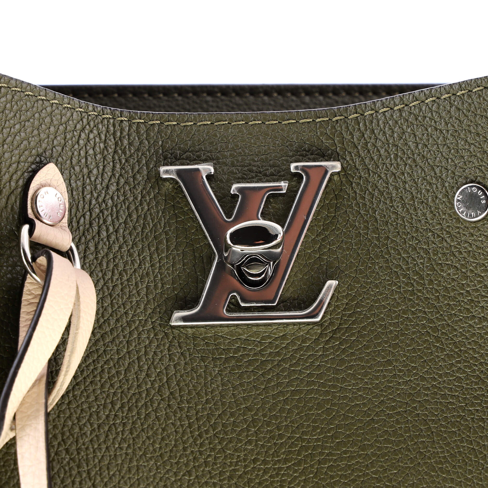 Louis Vuitton Lockme Bucket Bag Leather