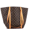 Louis Vuitton Shopping Sac Handbag Monogram Canvas MM