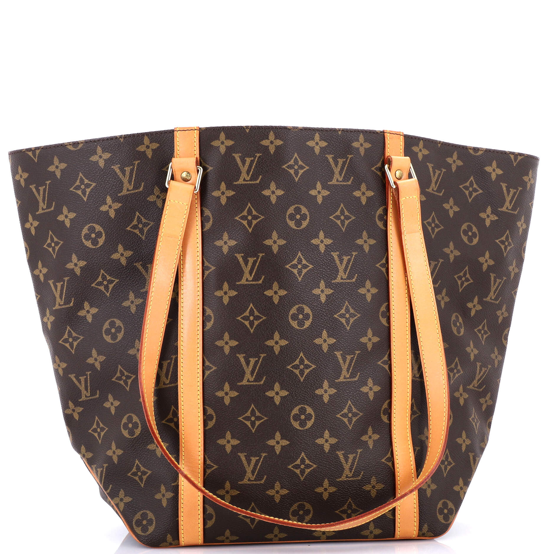 Louis Vuitton Shopping Sac Handbag Monogram Canvas MM