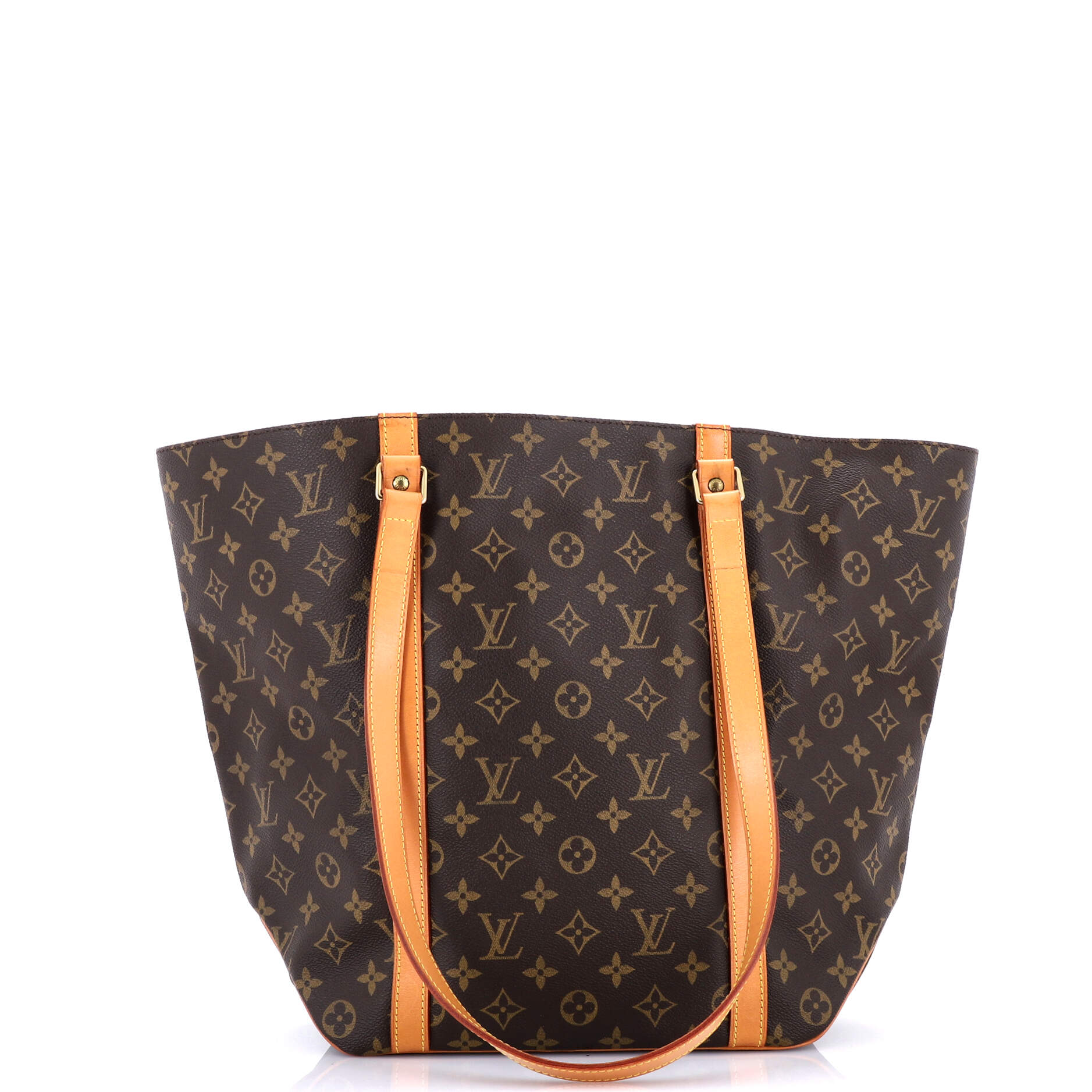 Louis Vuitton Shopping Sac Handbag Monogram Canvas MM