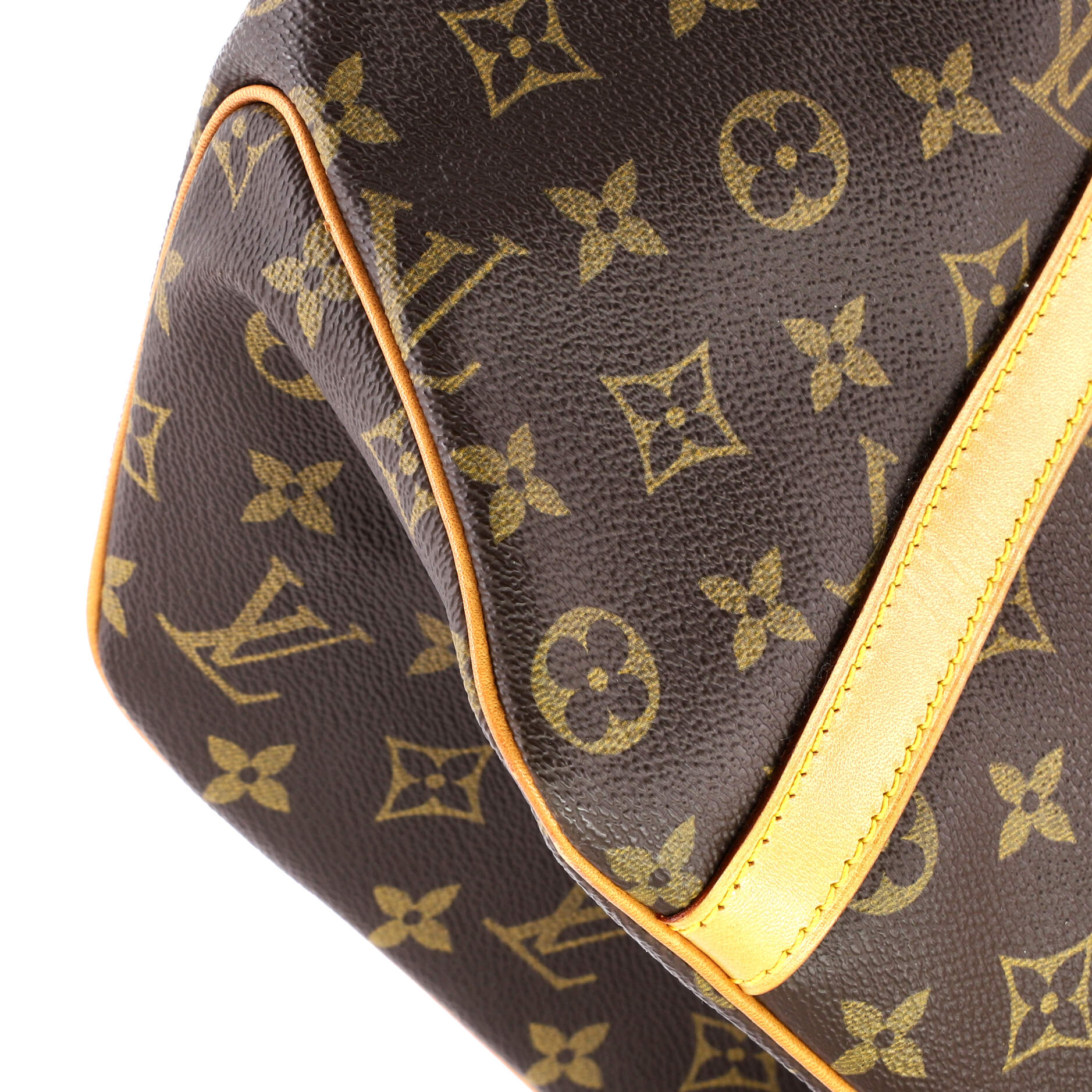 Louis Vuitton Shopping Sac Handbag Monogram Canvas MM