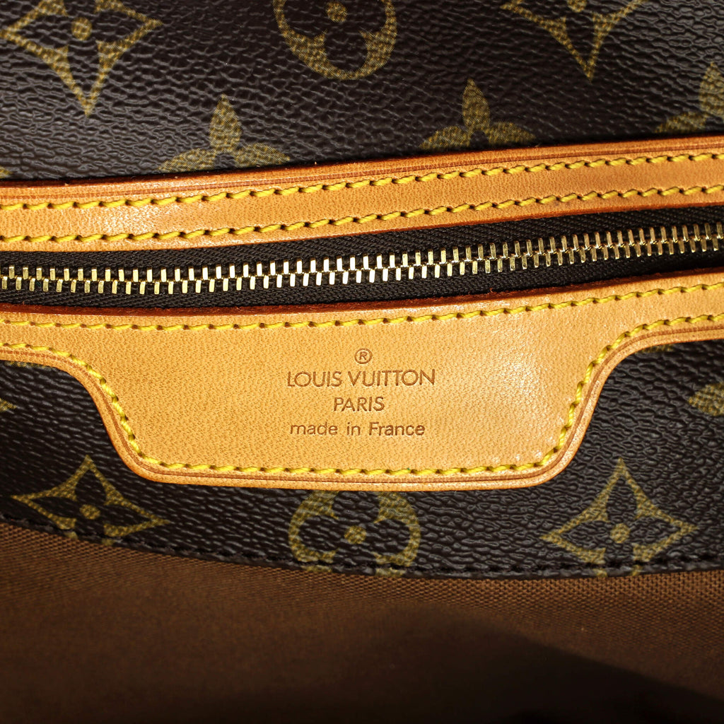 Louis Vuitton Shopping Sac Handbag Monogram Canvas MM