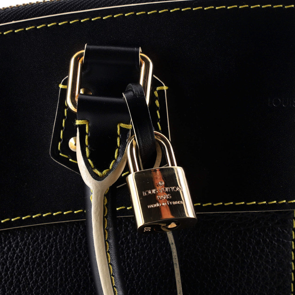 Louis Vuitton Suhali Lockit Handbag Leather MM