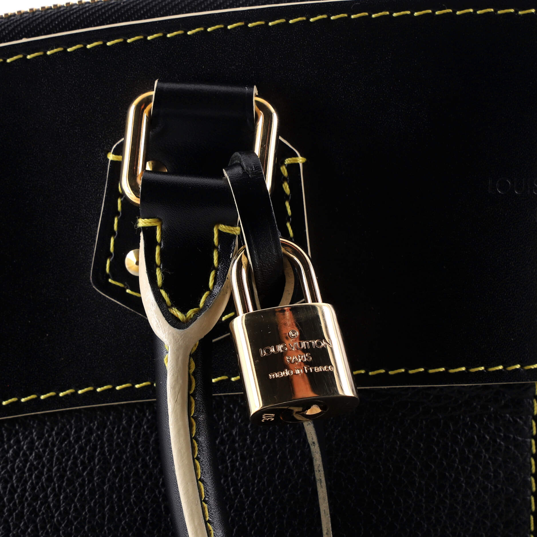 Louis Vuitton Suhali Lockit Handbag Leather MM