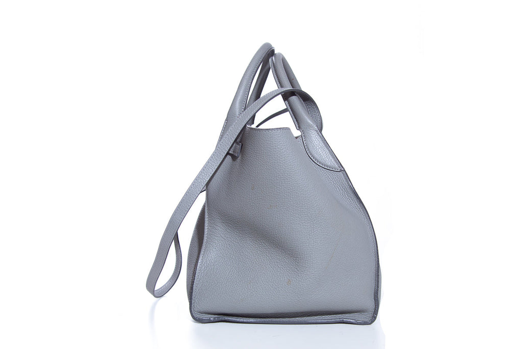 Celine Grey Small "Big BIg" Handbag