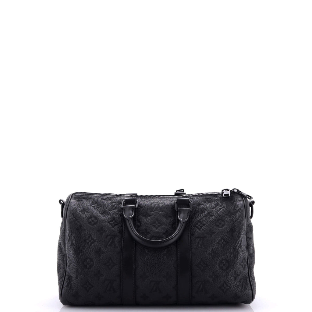Louis Vuitton Keepall Bandouliere Bag Monogram Taurillon Leather 35