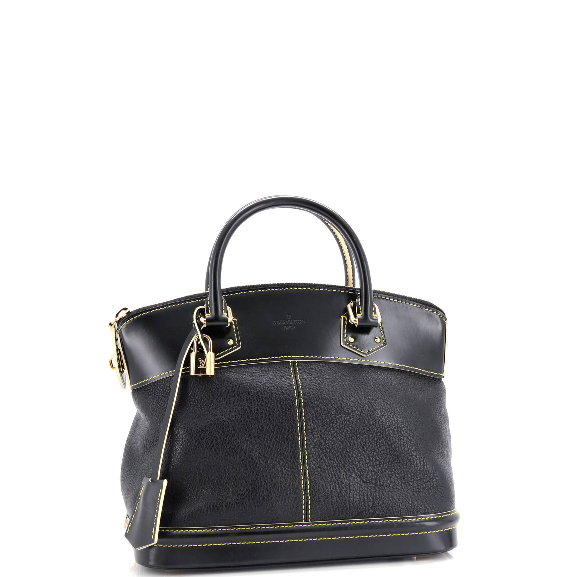 Louis Vuitton Suhali Lockit Handbag Leather PM