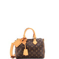 Louis Vuitton Speedy P9 Bandouliere Bag Monogram Leather 25