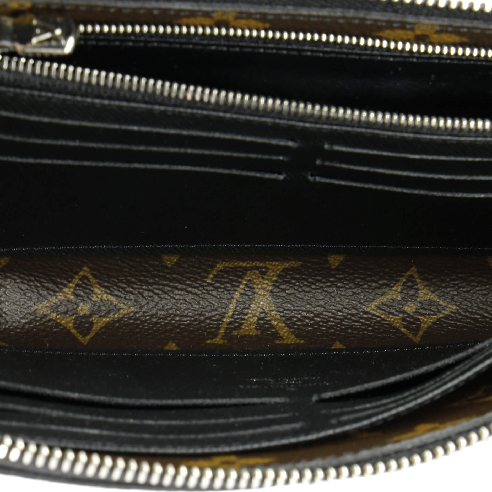 Louis Vuitton Zippy Dragonne Wallet Macassar Monogram Canvas