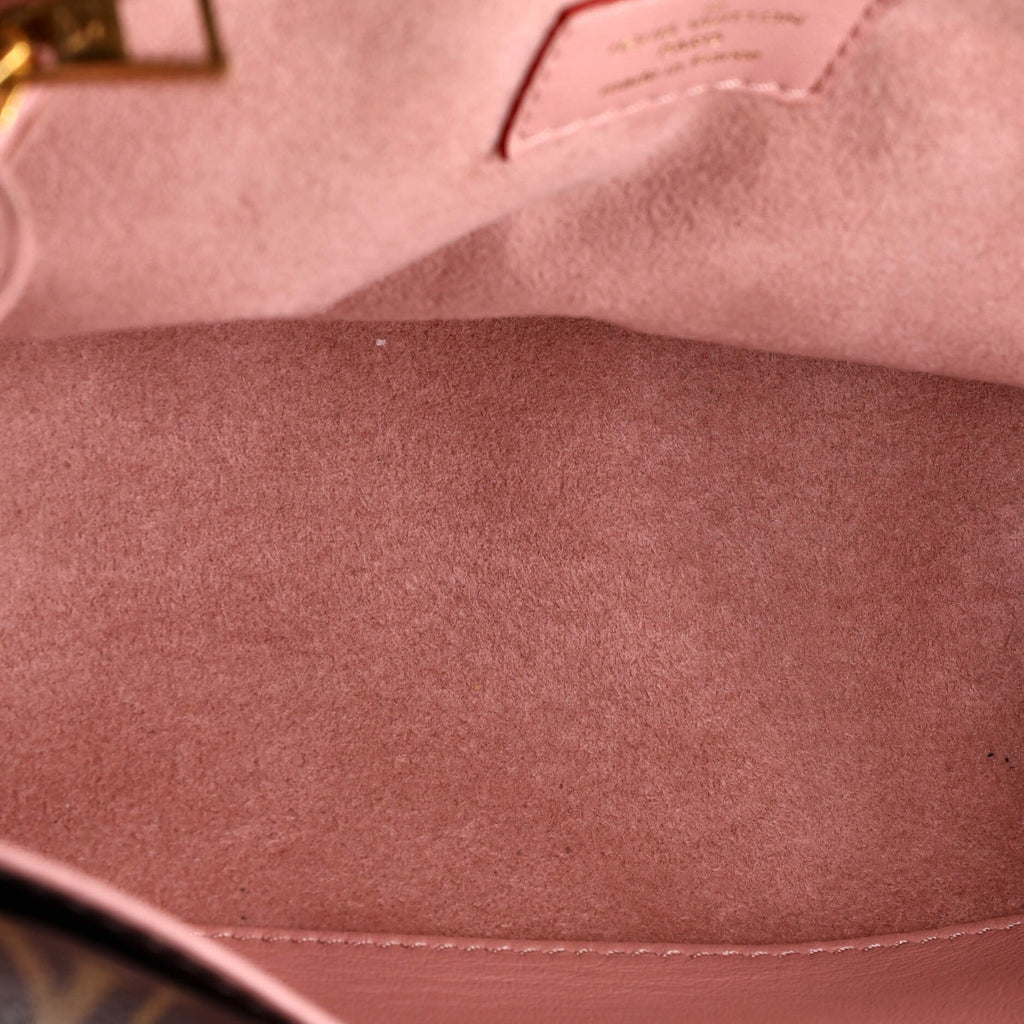 Louis Vuitton Double V Handbag Calfskin with Monogram Canvas