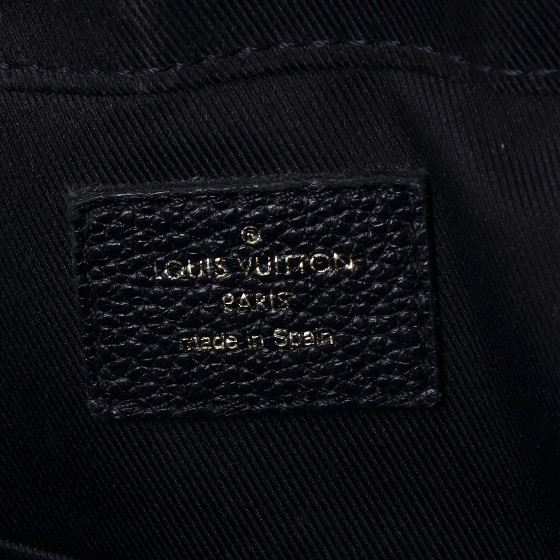 Louis Vuitton Saintonge Handbag Monogram Empreinte Leather