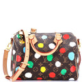 Louis Vuitton Speedy Bandouliere Bag Yayoi Kusama Painted Dots Monogram Canvas 25