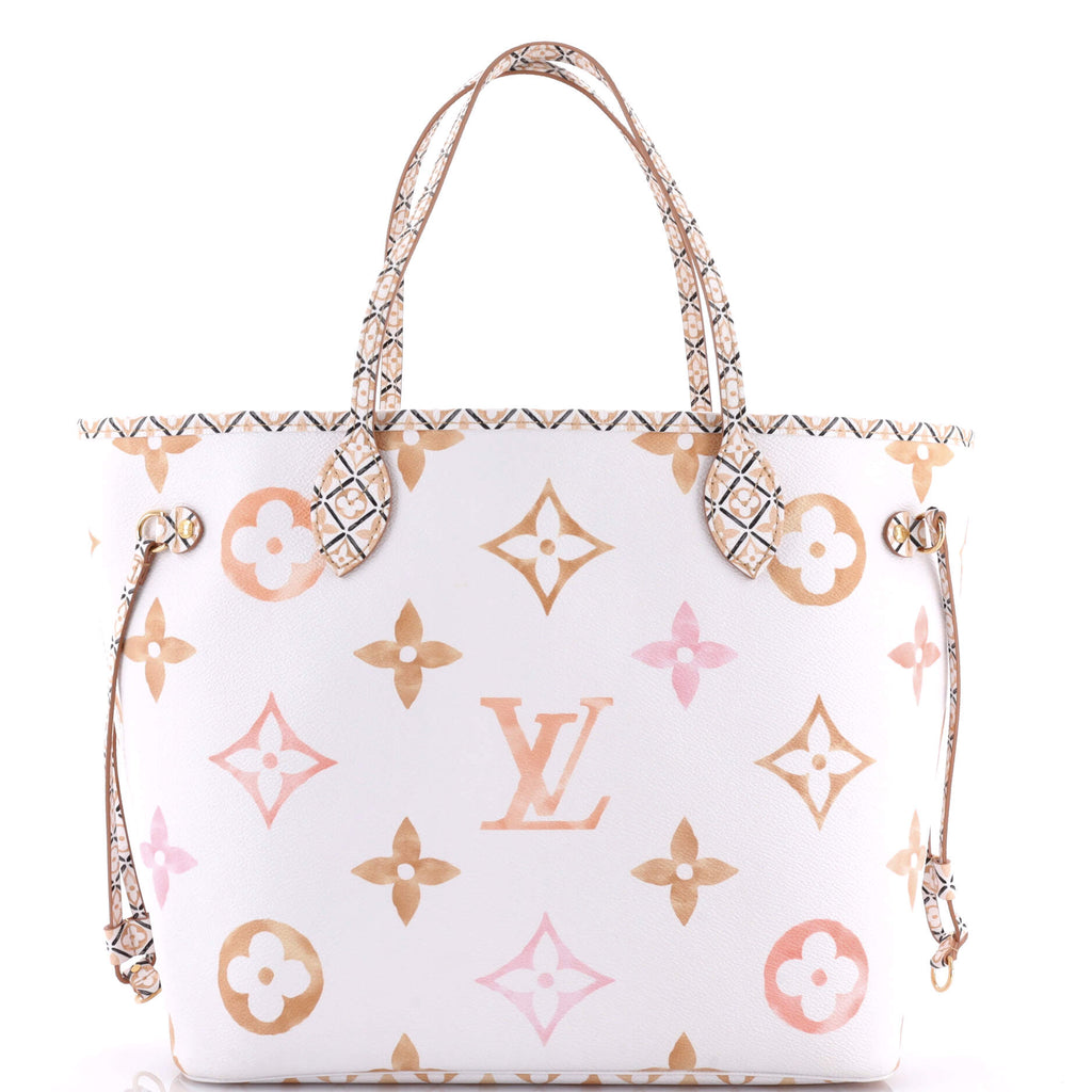 Louis Vuitton Neverfull NM Tote By The Pool Monogram Watercolor Giant MM
