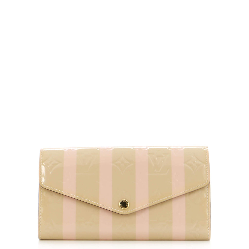 Louis Vuitton Sarah Wallet NM Limited Edition Monogram Vernis Rayures