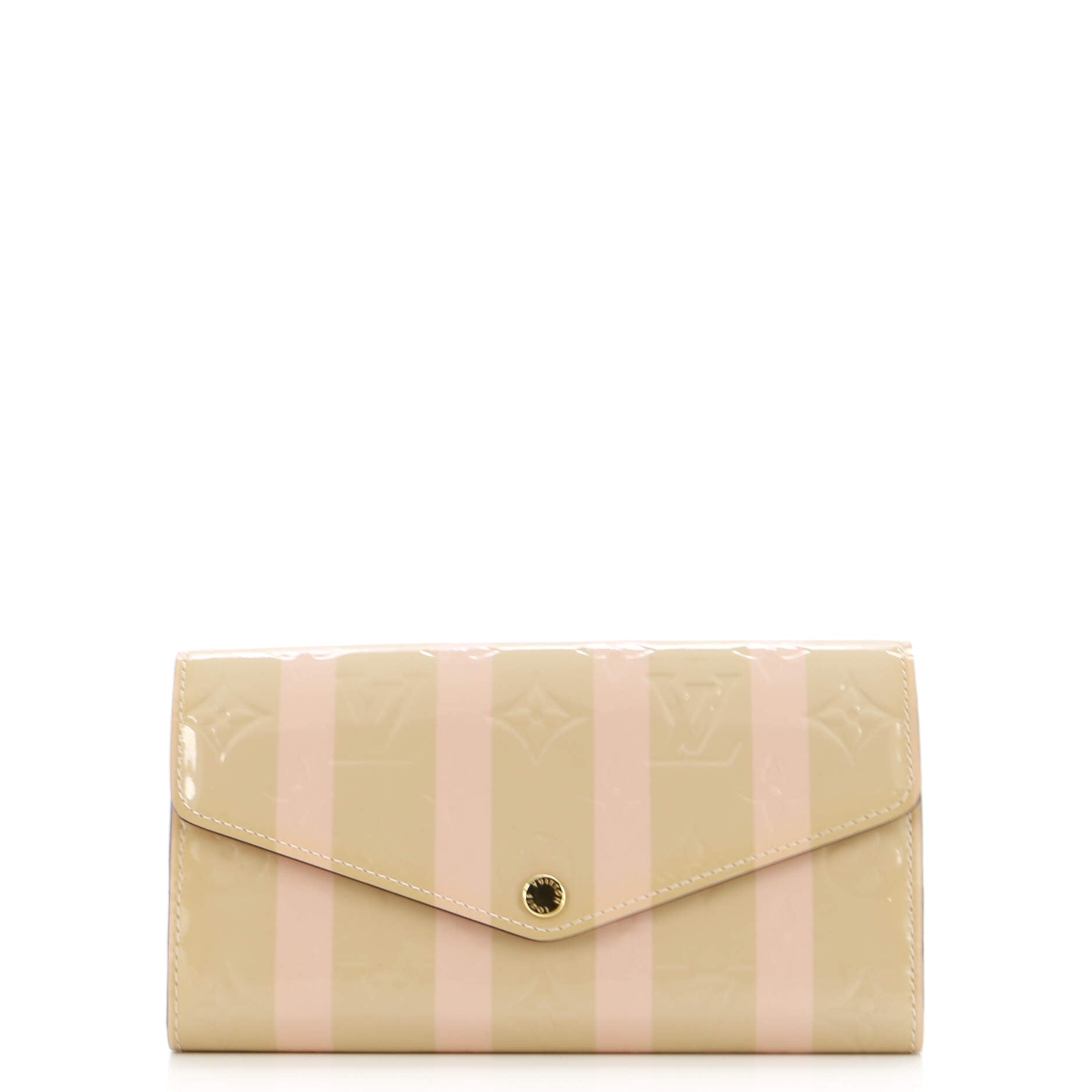 Louis Vuitton Sarah Wallet NM Limited Edition Monogram Vernis Rayures