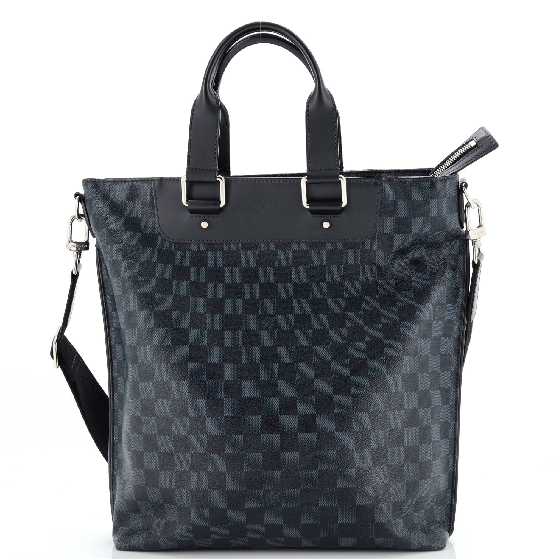 Louis Vuitton Cabas Sac Jour Satchel Damier Cobalt