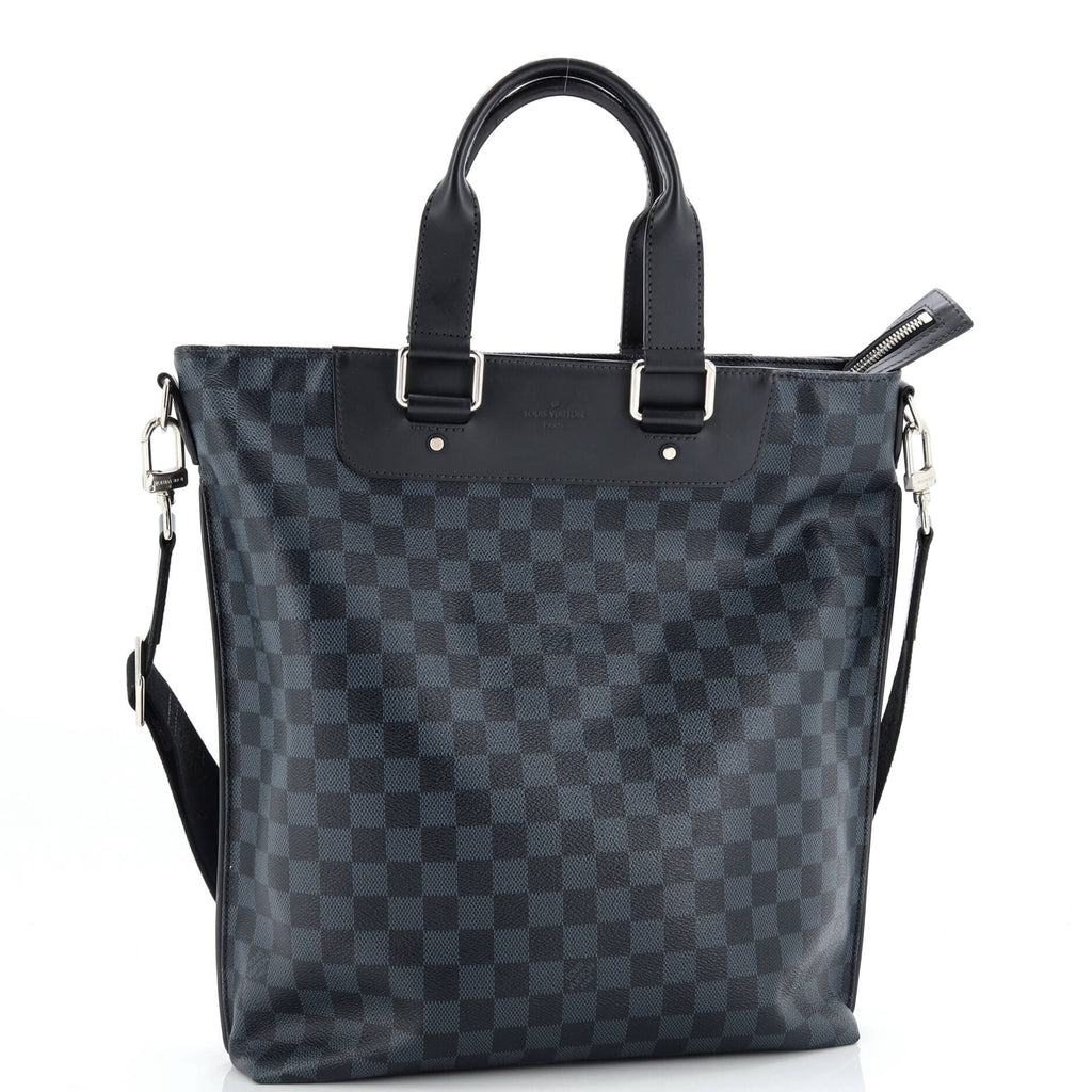 Louis Vuitton Cabas Sac Jour Satchel Damier Cobalt