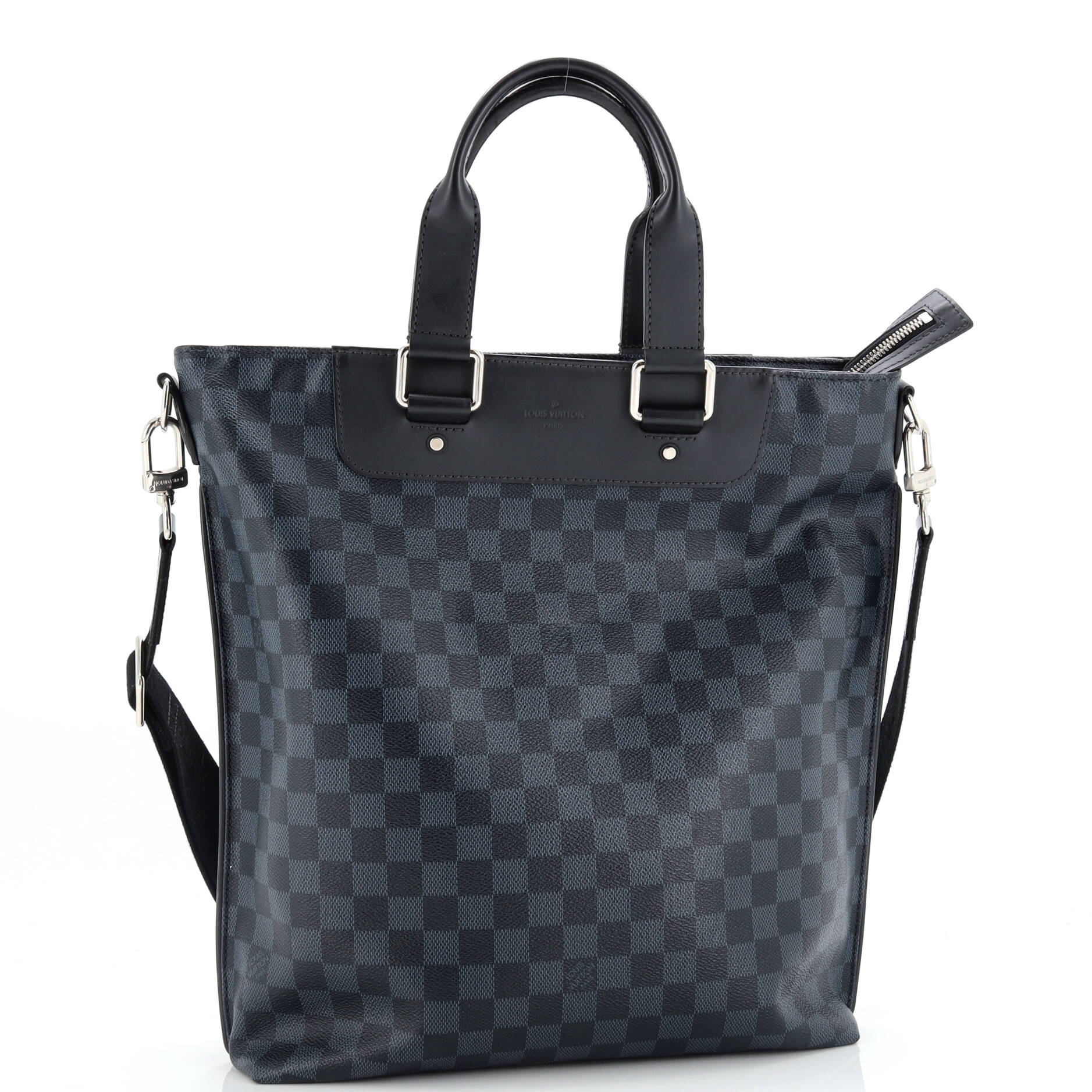 Louis Vuitton Cabas Sac Jour Satchel Damier Cobalt