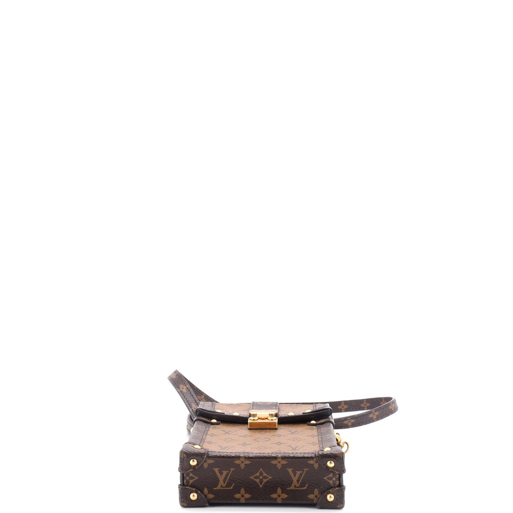 Louis Vuitton Vertical Trunk Pochette Reverse Monogram Canvas