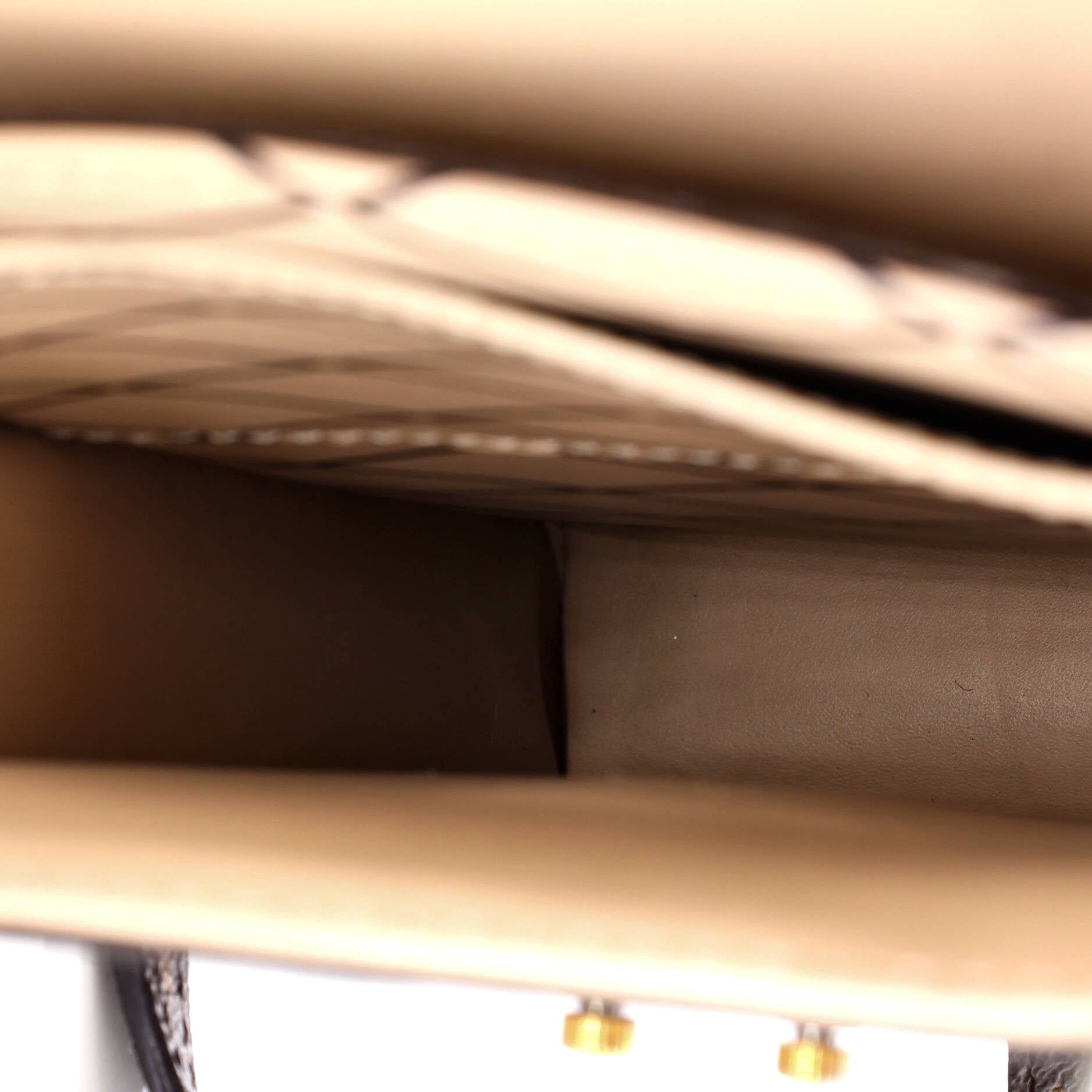 Louis Vuitton Vertical Trunk Pochette Reverse Monogram Canvas